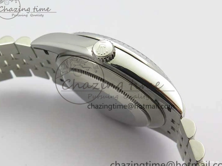 1219 DateJust 41mm 126334 SS BP Maker 1:1 Best Edition New Version Gray Roman Dial on Jubilee Bracelet Reliable 3035